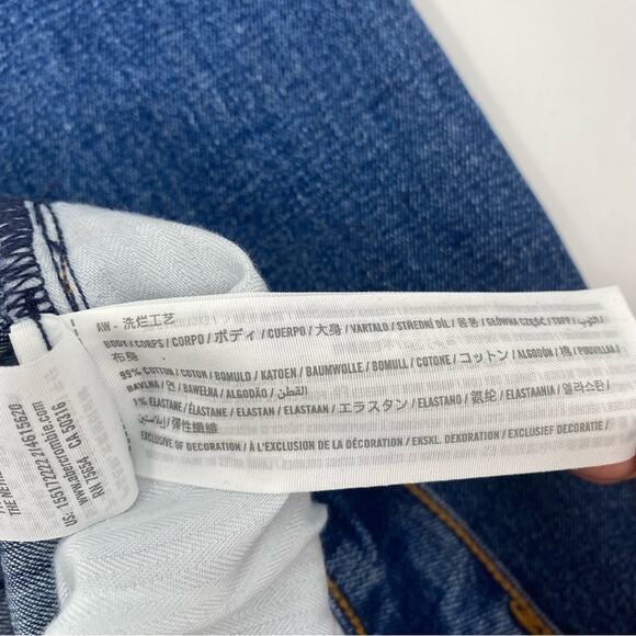 Abercrombie & Fitch A&F Ultra high rise ankle straight jeans size curve love - Picture 5 of 8